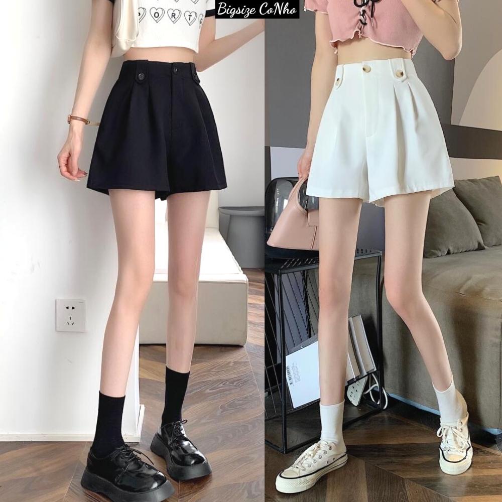 Quần đùi bigsize nữ form rộng, Quần short cho nàng Chuppy mập 58-95kg QDM