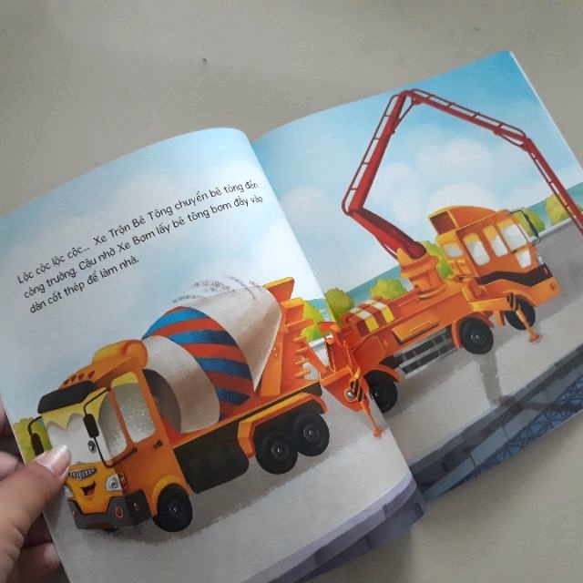 Sách Thế Giới Xe Công Trình - Cho Thiếu Nhi 2-6 Tuổi - Kim Đồng
