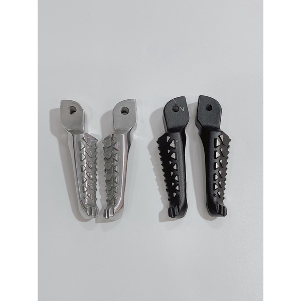 Gác chân sau nhôm mẫu cá xấu sáng bóng, bền bỉ lắp xe Honda Yamaha