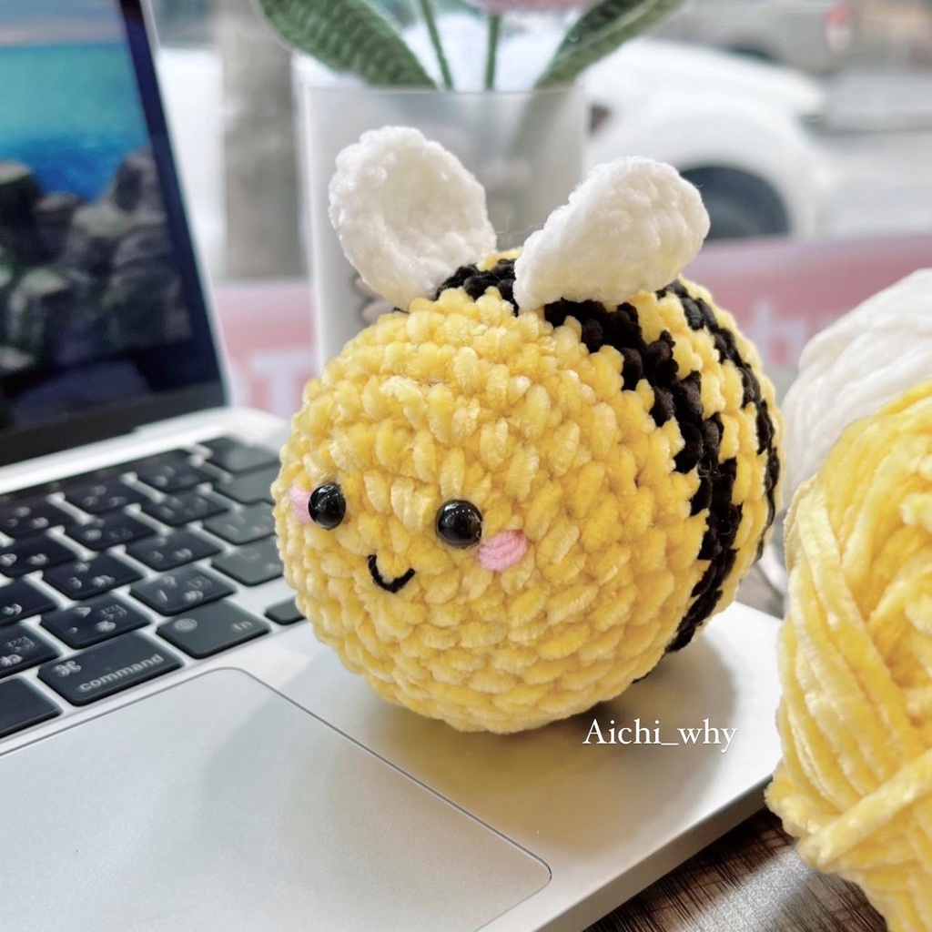 Set nguyên liệu móc Len Bé Ong chăm chỉ+ video hướng dẫn || Bee crochet