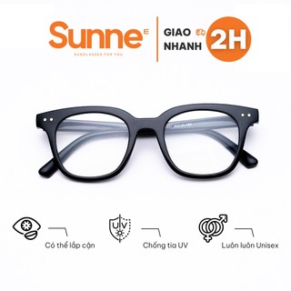 Gọng kính cận nhựa dẻo cho mọi gương mặt 4U, mắt vuông chữ HÀN QUỐC chống bụi hoặc lắp cận, màu đen – 3331