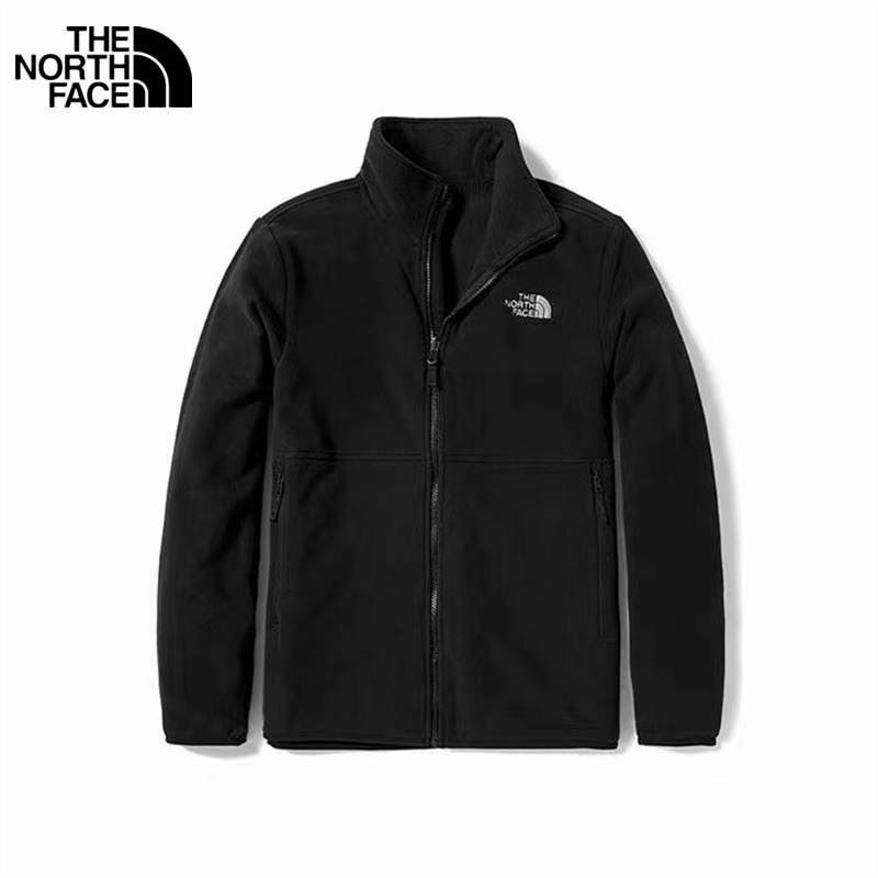 Áo Khoác Thêu Logo The North Face Màu Đen Thời Trang Mùa Đông Cho Cặp Đôi