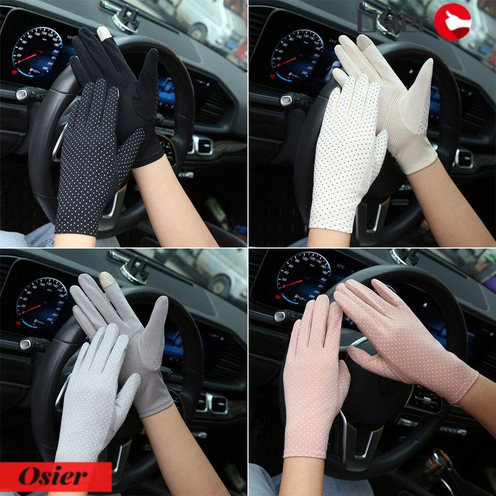 Găng Tay Lái Xe Bằng Cotton Toàn Diện Cho Nữ OSIER1