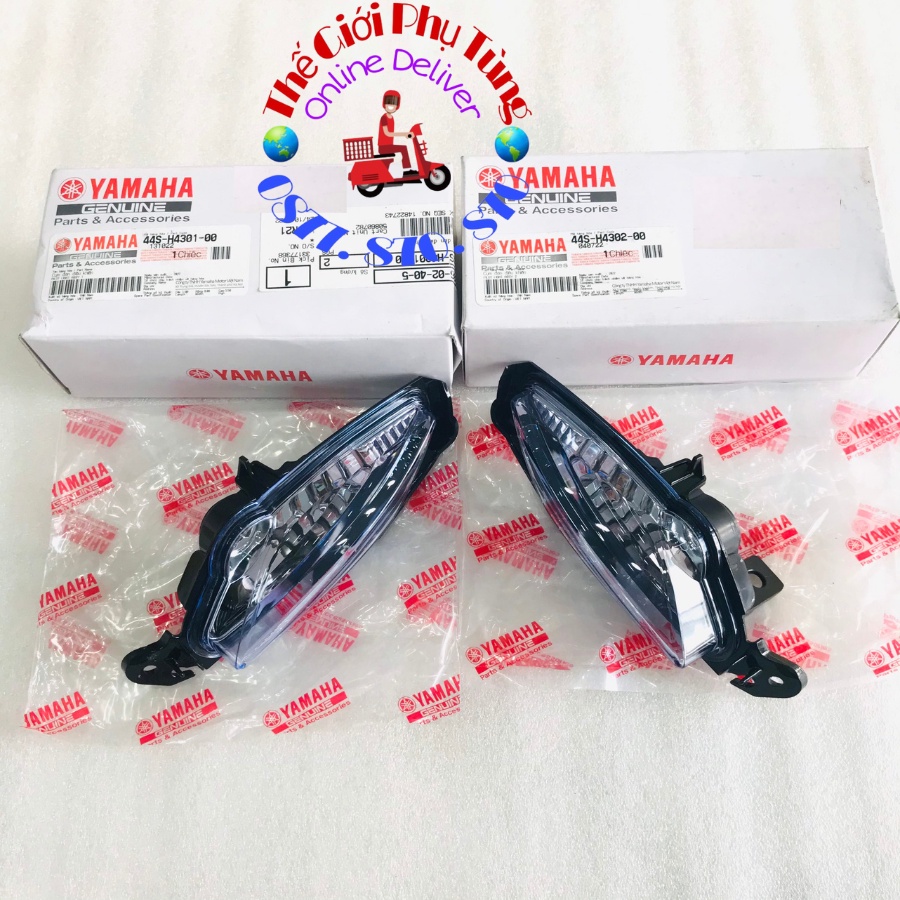 Đèn xi nhan trước Luvias zin Yamaha Việt Nam - 44S-H4301-00/ 44S-H4302-00