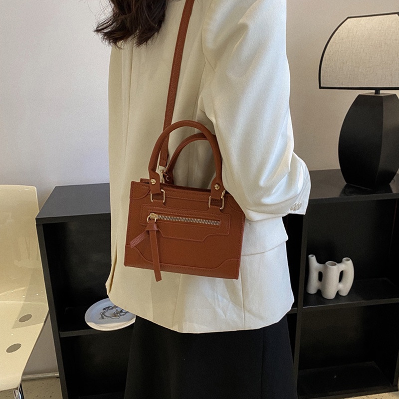 Túi Đeo Chéo Vai Có Khóa Kéo Thời Trang Sành Điệu Cho Nữ