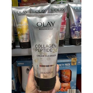 Sữa Rửa Mặt Dạng Kem Olay Collagen Peptide 24 Cream Cleanser Fragrance Free 150ml