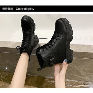 Đặt tăng 1 size - Giày bốt cổ len chun chuẩn QC loại 1 full hộp