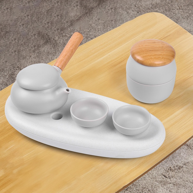 Khay đựng ly uống trà bằng Melamine cao cấp - Phong cách trà đạo