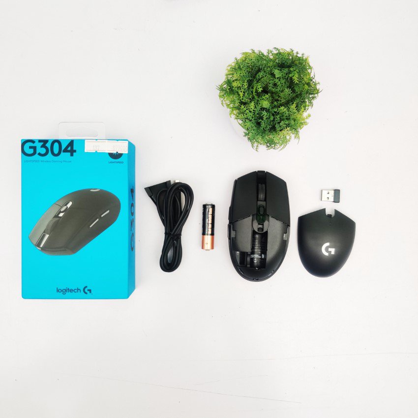 Chuột máy tính không dây Gaming Logitech G304 Lightspeed màu Đen/Trắng, Hàng chính hãng - Bảo hành 24 tháng