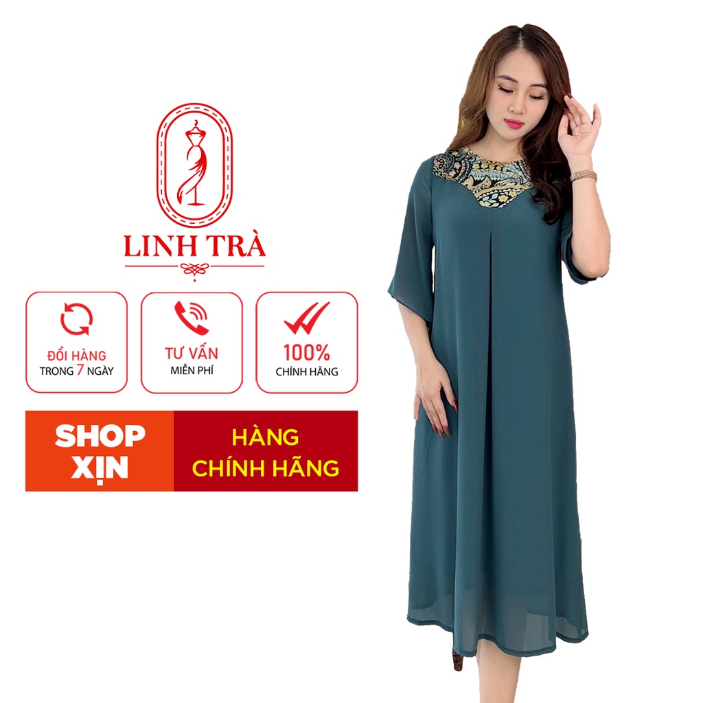 (TM 859) Trẻ Trung Thiết Kế Trang Nhã Thanh Lịch Bigsize Đi Làm Đi Tiệc Cho Bà Cho Mẹ U50