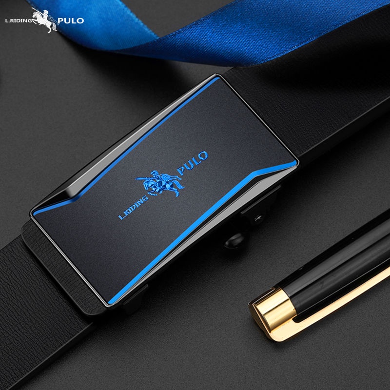 Thắt lưng nam da cao cấp, Dây nịt phong cách hàn quốc khóa tự động-M1028