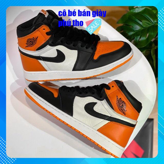 Giày JD sneaker cam đen , thời trang Giày thể thao nam nữ xả dịch cực chất Full Box bill + quà