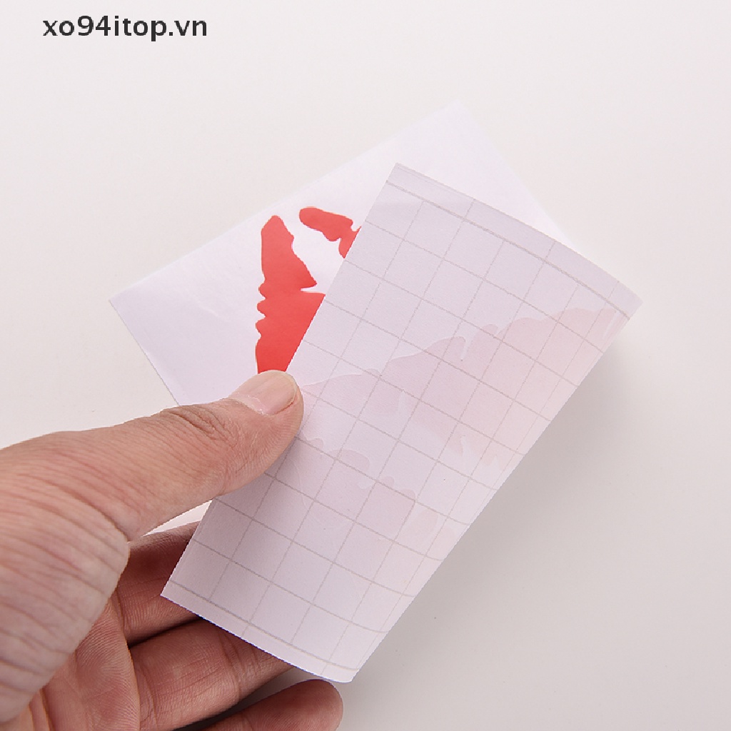 Xoitop 1 X Đề Can Dán Trang Trí Cửa Sổ Xe Hơi Bằng PVC Màu Đỏ Hình Đôi Môi Gợi Cảm