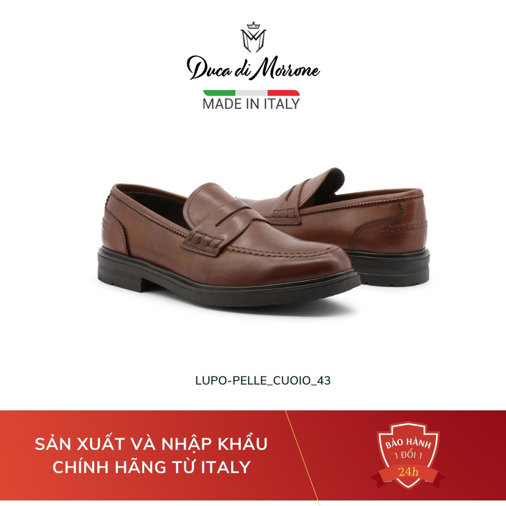 Giày Lười Loafer Nam Da Trơn Cao Cấp DUCA DI MORRONE Nhập Khẩu Chính Hãng Từ Ý - Made In Italy – LUPO-PELLE