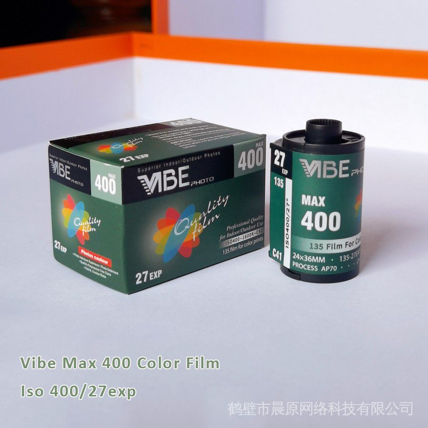Cuộn Phim Âm Thanh 1Roll VIBE Max 400 ISO 400 135 27EXP / Roll Cho Máy Ảnh VIBE 501F