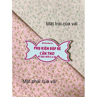 Vải may quần áo đầm váy cho bup bê