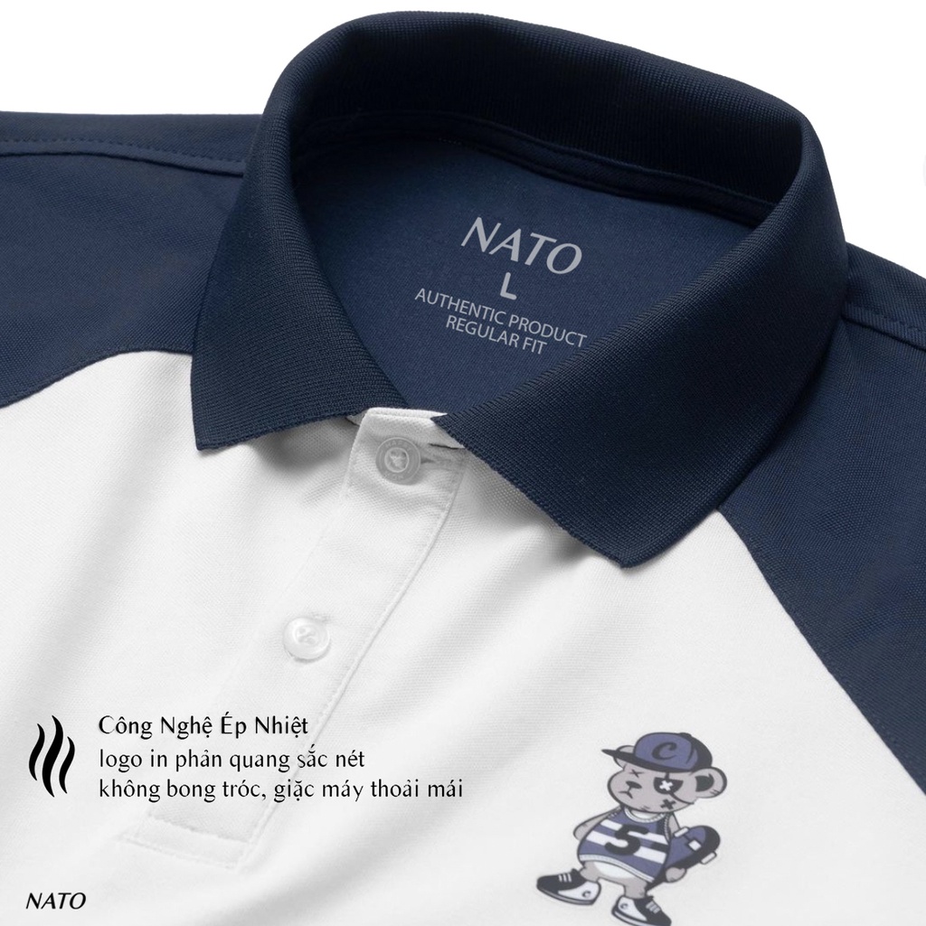 Áo Thun Polo Nam DLO Vải Cotton Cá Sấu Cao Cấp Basic Đẹp Tay Ngắn Có Cổ Màu Trắng Đen Đỏ Xanh Navy Trơn Họa Tiết NATO