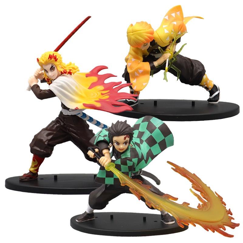 Mô hình Tanjirou Trạng thái chiến đấu Thanh gươm diệt quỷ Figure