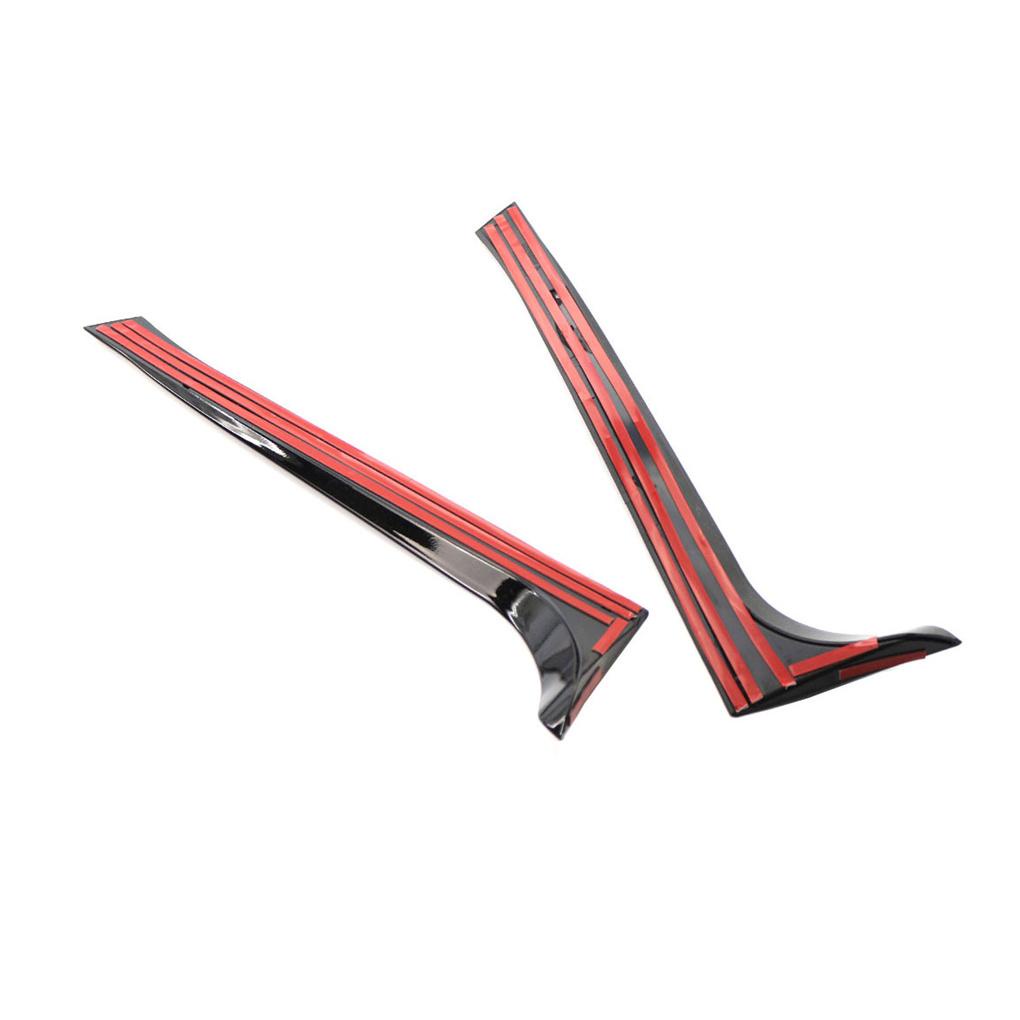 1 Cặp Tấm Chắn Đuôi Xe Hơi Màu Đen Thay Thế Chuyên Dụng Cho Golf 6 MK6 2008-2013