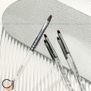 Cọ oval Korea (vẽ cọ bản, đắp gel, vẽ hoa cúc)