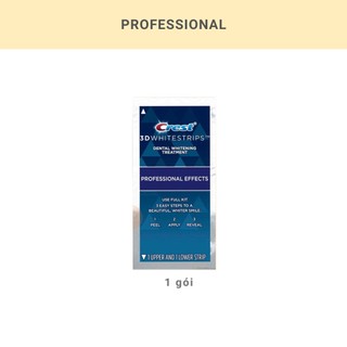Miếng dán trắng răng Crest 3D White Professional 1 Hour Supreme