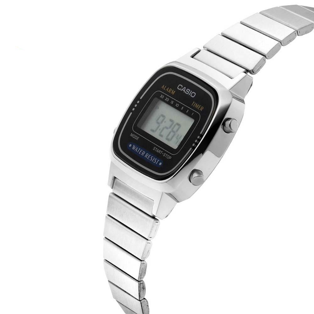 Đồng Hồ Casio Nữ LA670WD-1DF Điện tử - Dây kim loại