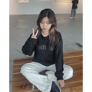 Áo da lộn cao cấp thêu chữ La Mã cổ