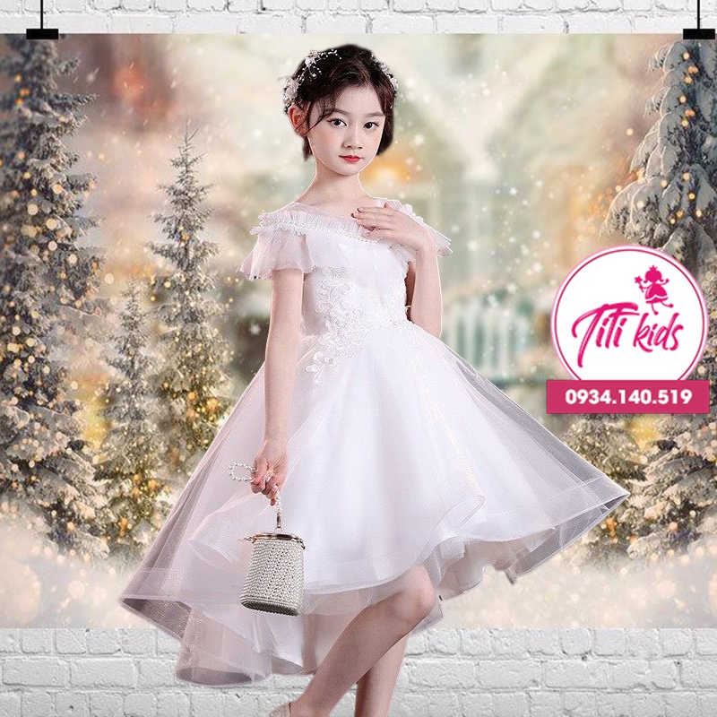 Đầm Váy Công Chúa Cho Bé Gái 12 Tuổi Titikids CC160
