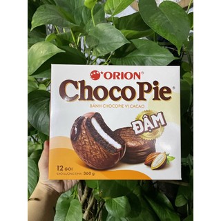 Bánh Choco Pie Đậm (Hộp 12 cái) Orion Vị Cacao