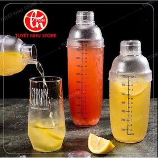 Bình lắc pha chế shaker nhựa , plastic shaker bottle - bình lắc pha chế