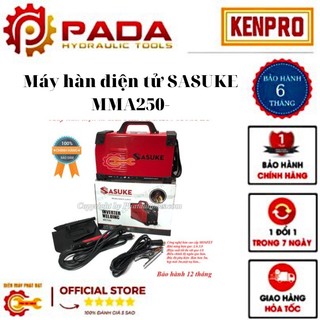 Máy hàn điện tử sasuke mma250-chuyên que 4 ly-công nghệ mosfet-hàng công ty chính hãng -bảo hành 12 tháng