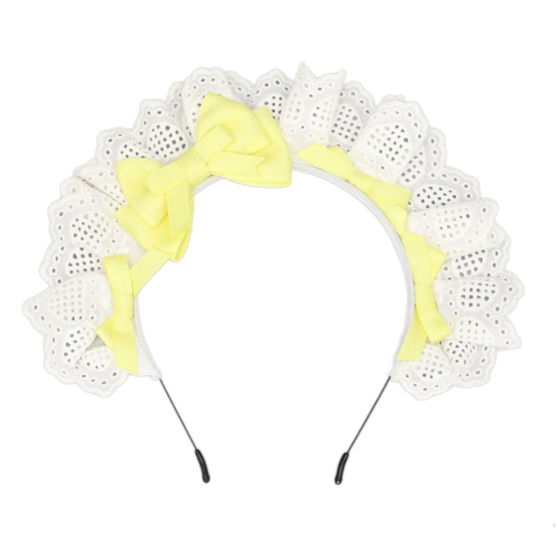 Băng Đô Hóa Trang Cô Hầu Gái Phối Ren Phong Cách Lolita