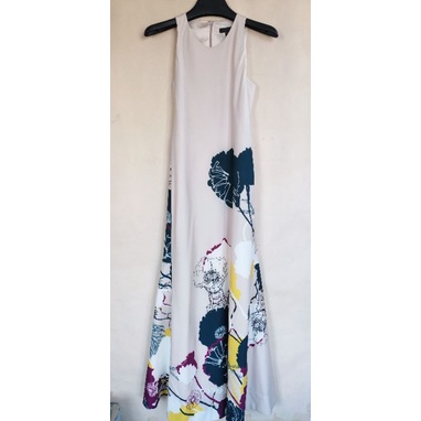 Đầm Maxi Đuôi Cá Chân Hoa Eclipse sz S, new 99%