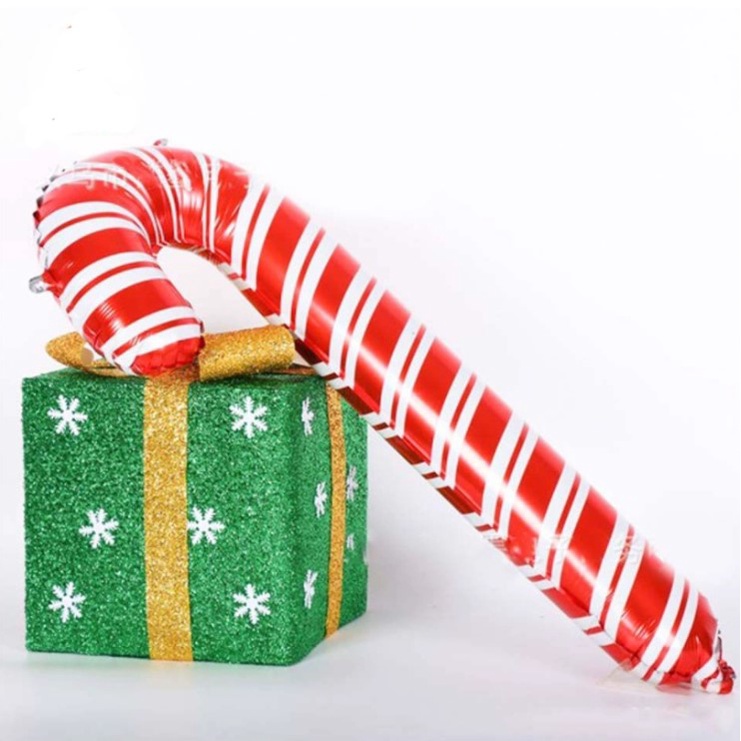 Bong Bóng Trang Trí Merry Christmas Hình Ông Già Noel , Cây Thông , Hộp Quà , Người Tuyết , Bông Hoa Tuyết , Xe Tuần Lộc