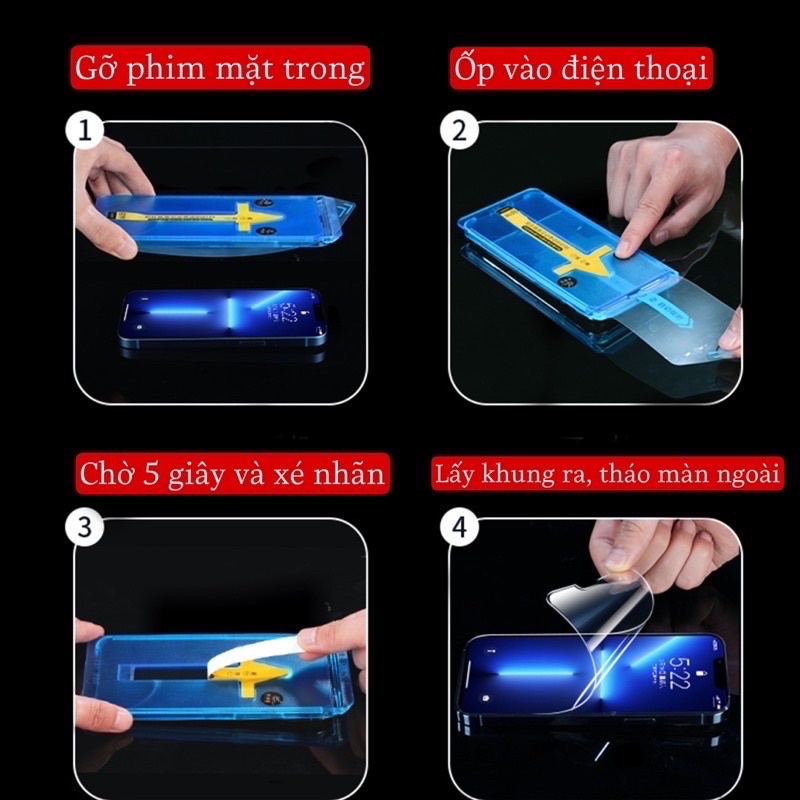 ✋ CHỐNG NHÌN TRỘM ✋BLUE ARROW CHE BỤI MÀNG LOA FULL MÀN IPHONE 14 13 12 11 PRO MAX