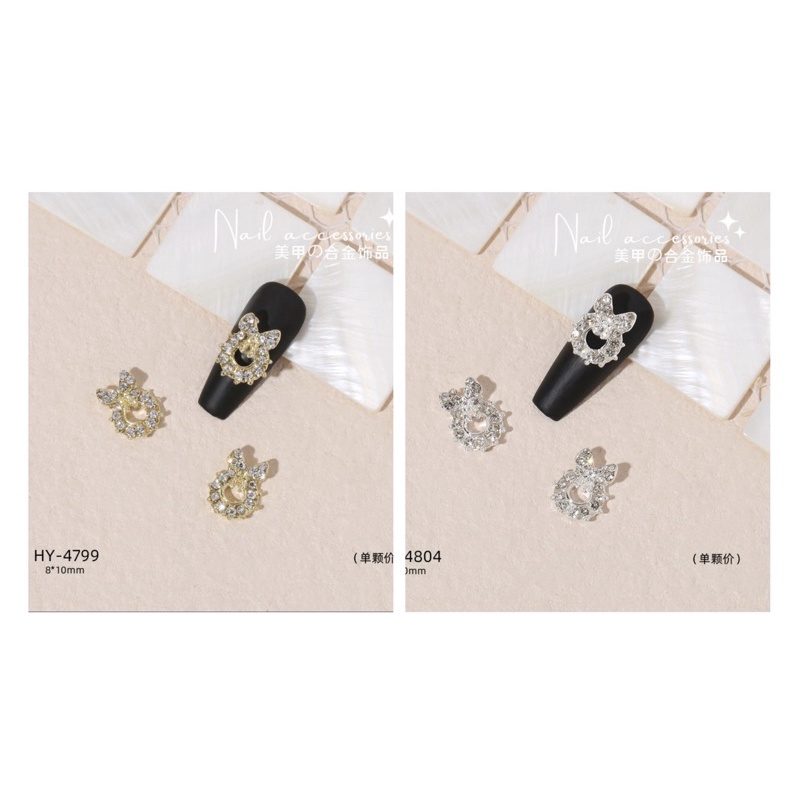cham nơ- cham nail- phụ kiện nail