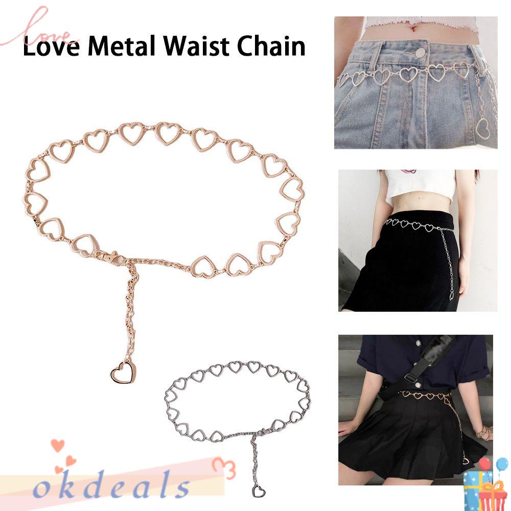 Dây Thắt Lưng Khóa Kim Loại Phong Cách Hip Hop Thanh Lịch