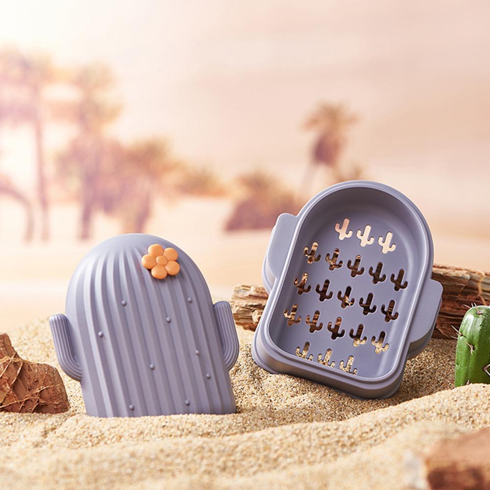 Hộp Đựng Xà Phòng Có Nắp Đậy 24 Ngăn Ráo Nước Thiết Kế Dễ Thương Sáng Tạo