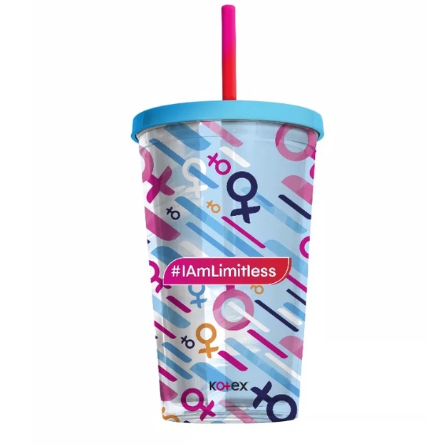 Ly tumbler giữ nhiệt Kotex 400ml giao Mẫu ngẫu nhiên