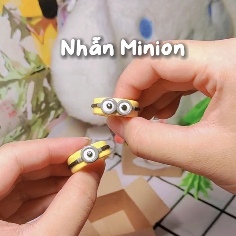 Nhẫn Minion đất sét handmade 🌻Naah Handmade🌻