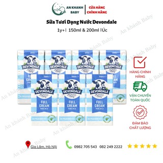 [NK CHÍNH HÃNG] THÙNG 24 HỘP SỮA TƯƠI DEVONDALE 200ML NỘI ĐỊA CỦA ÚC DATE 4/2023