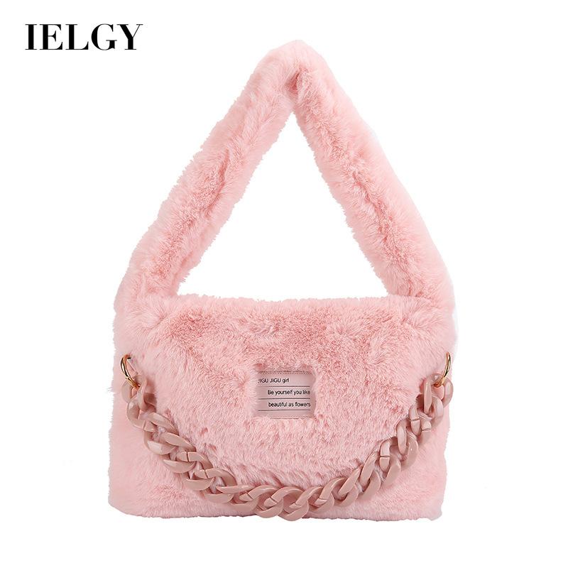 Túi Đeo Vai Bằng acrylic Phủ Lông Phong Cách Hàn Quốc Thời Trang