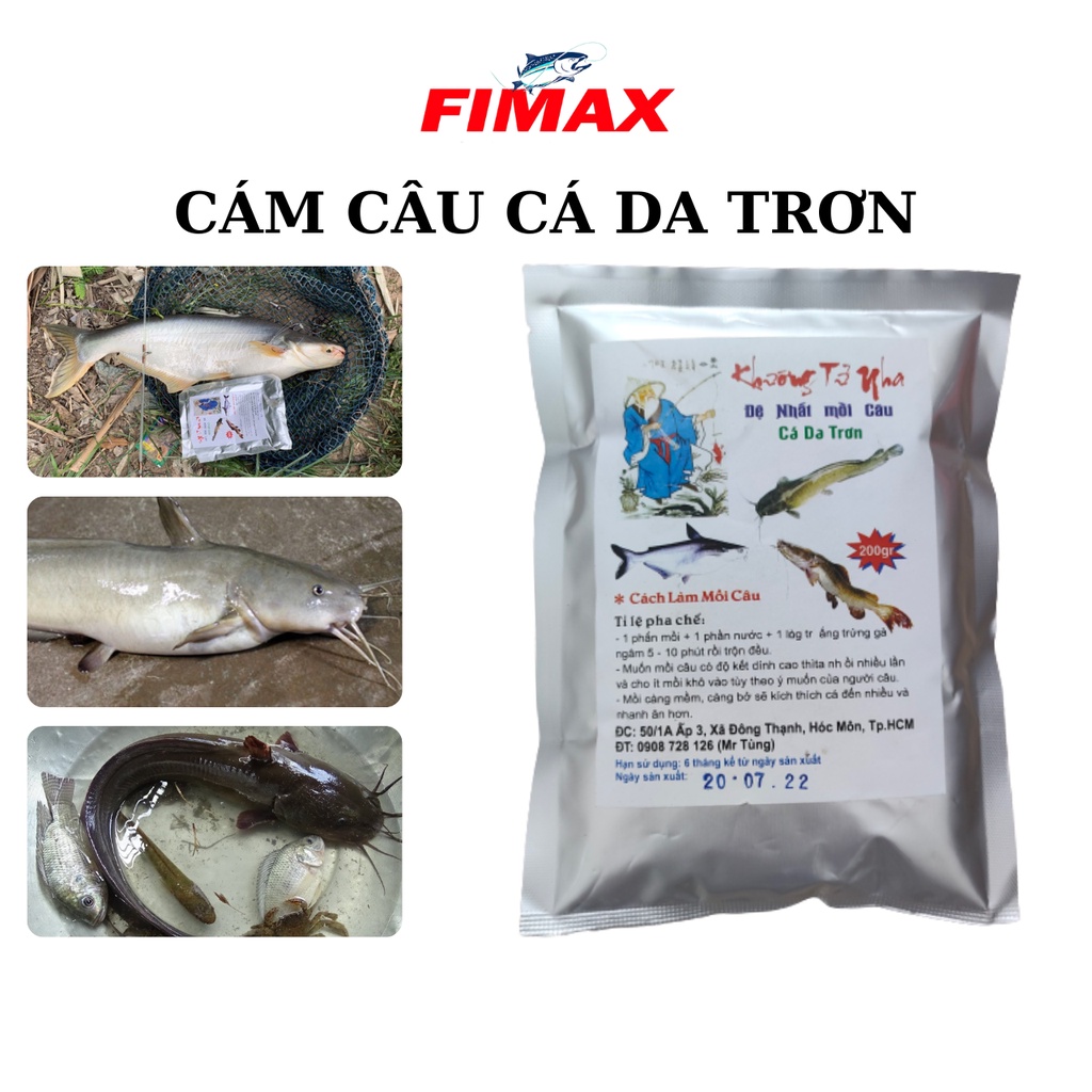Mồi câu cá da trơn Khương Tử Nha – Cám câu cá tra, cá trê, cá lăng
