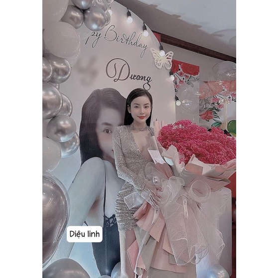 Đầm ôm kim sa dự tiệc