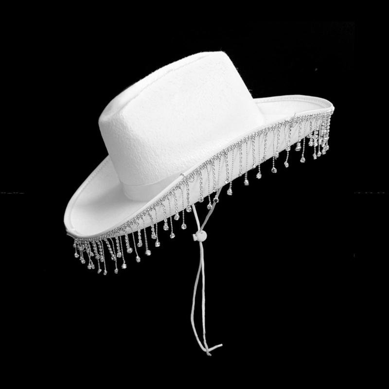 [Fenteer1] Mũ Cô Dâu Pha Lê Trắng Thoải Mái Mặc Trong Tiệc Tùng