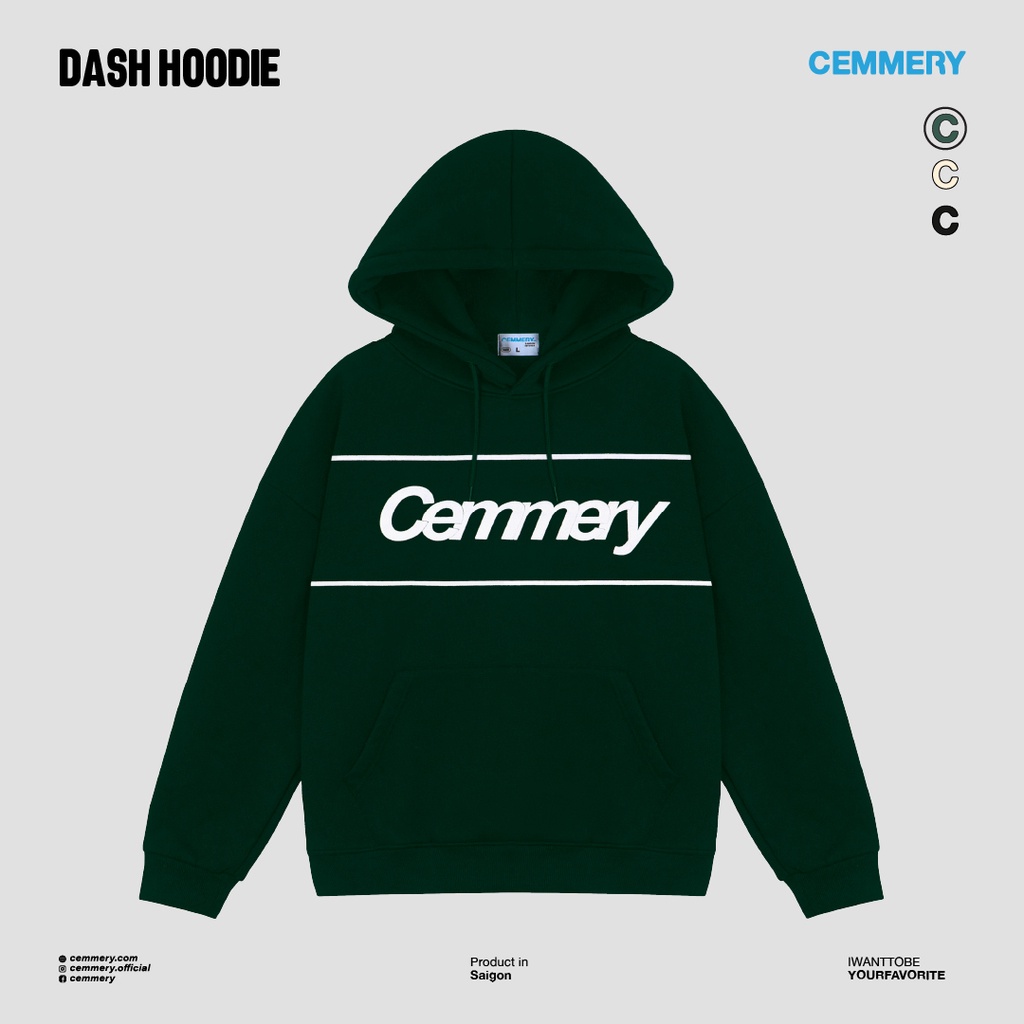 Áo Khoác Hoodie LocalBrand Cemmery ''DASH HOODIE'' # 3 Color