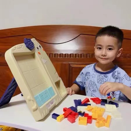 Xếp hình tetris, đồ chơi xây dựng hình khối phát triển tư duy hình học, trí tuệ