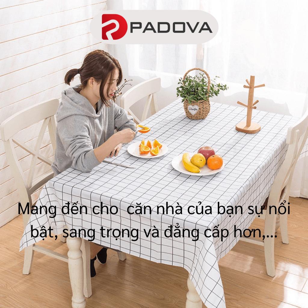 Khăn Trải Bàn Caro Nhựa PVC Chống Thấm Nước, Màu Paste Làm Phông Nền Chụp Ảnh PADOVA 9531