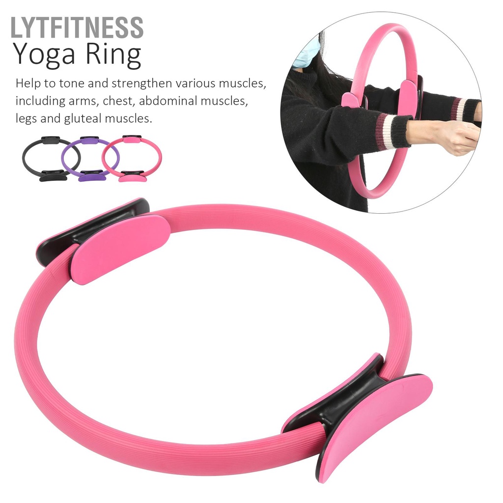 LYTFitness Vòng tập Yoga Thể dục Tay đôi Bài cầm Thiết bị Tập luyện tròn Tại nhà
