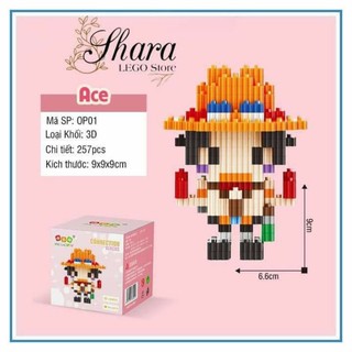 LEGO MINI 3D NHÂN VẬT ONE PIECE